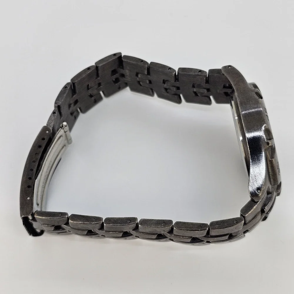 Men's‎ Watch 40MM Black Dial Date Black Bracelet Band 8.5